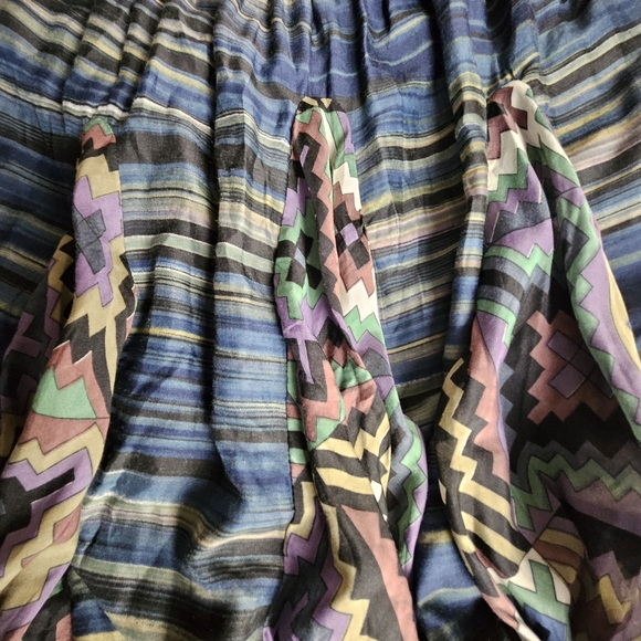 Mix Nouveau New York Women Sweeping Artsy Maxi Skirt Size Large - Picture 6 of 12